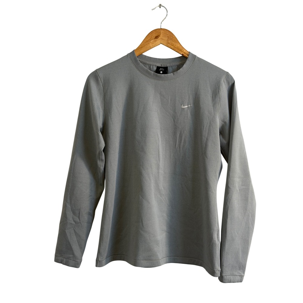 Nike Pro Warm Dri-FIT Long Sleeve Training Top Grey Mens L Athleticwear Gorpcore